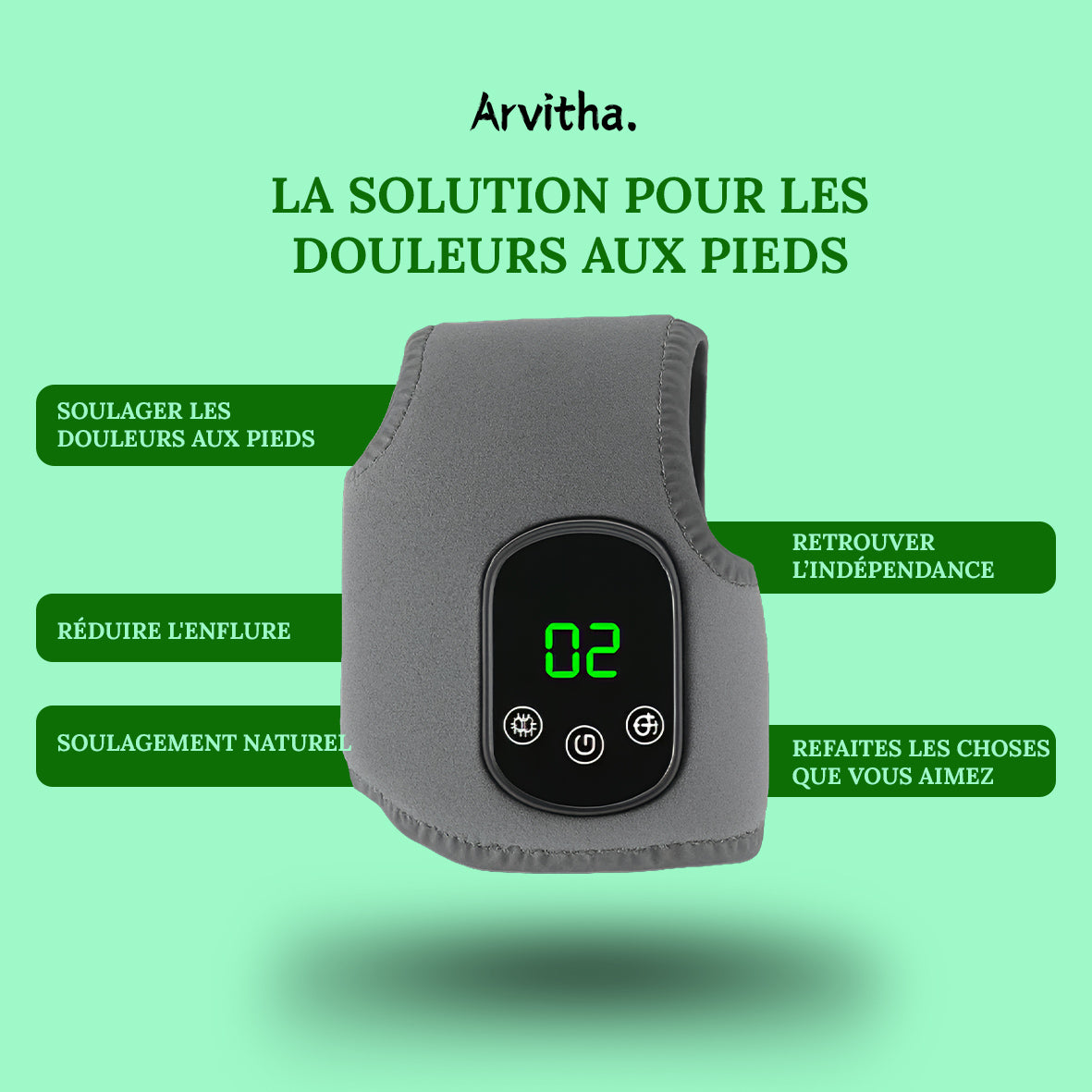 Bracelet Massant et Relaxant pour Cheville Arvitha